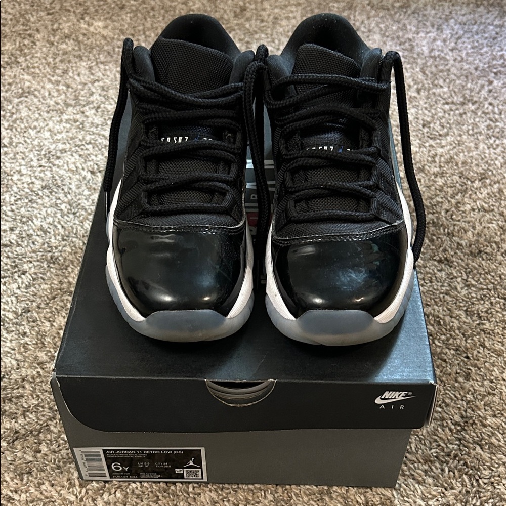 Nike Air Jordan Black and White Sneakers